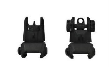 ATI TACTICAL FLIP UP FRONT & REAR BACK UP SIGHT POLYMER