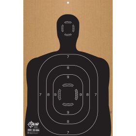 ALLEN EZ AIM SILHOUETTE TARGET B27 CORRUGATED 23 X 35