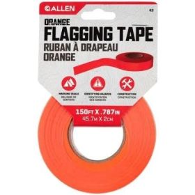ALLEN FLAGGING TAPE .787IN X 150FT PDQ ORANGE