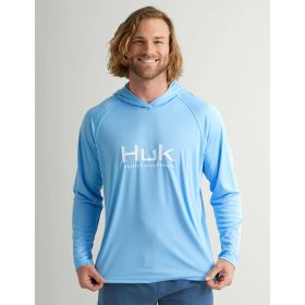 HUK PURSUIT HOODIE MAROLINA BLUE LS S