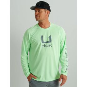 HUK ICON LS CREW PATINA L