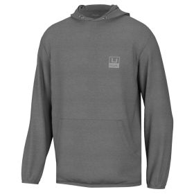 HUK HUK'D UP PERFORMANCE FLEECE HOODIE VOLC ASH HTHR M