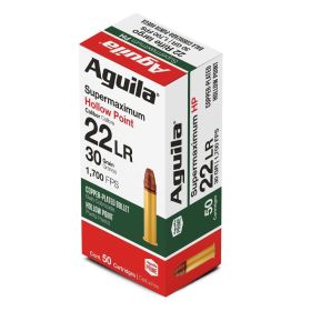 Aguila .22 SUPER MAX HP 30 GR 50/RD