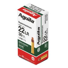 Aguila .22 SUPER MAX SP 30 GR 50/RD