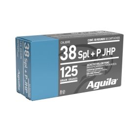 Aguila 38 SPECIAL JHP 125GR 50/RD