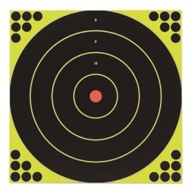 BIRCHWOOD CASEY SHOOT-N-C 12in BULLS-EYE TARGET - 12-PK