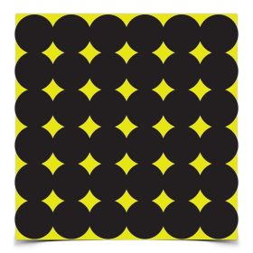 BIRCHWOOD CASEY SHOOT-N-C ROUND -1in2in & ASSORT BULLS EYE 12-PK