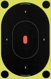 SHOOT-N-C 7" OVAL SILHOUETTE TARGET - 12-PK