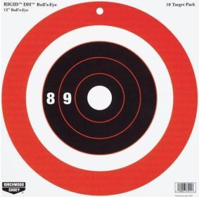 RIGID 12" BULL'S-EYE DH TARGET - 10-PK