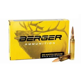 Berger 6mm Creedmoor 108gr Elite Hunter Rifle 20 Rds Ammunition