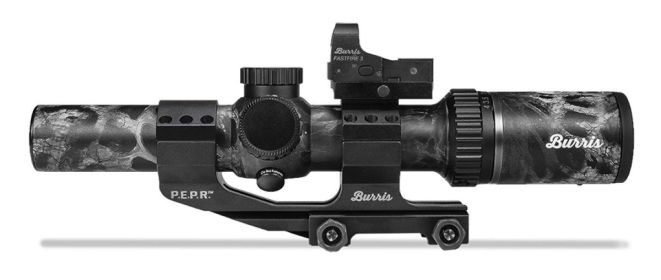 MTAC 1-4X24mm illum w/Fastfire III & PEPR Ballistic AR Blk Out BLEM