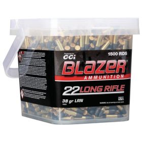 BLAZER 22 LR 38GR HP AMMO 1500RD BUCKET