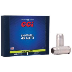 CCI 45 AUTO SHOTSHELL #9 SHOT AMMO 10RD