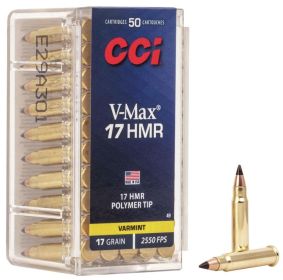 CCI HMR 17GR V-MAX AMMO 2000RD CASE