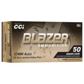 10 MM AUTO 180 GR BLAZER BRASS JHP 50 RNDS
