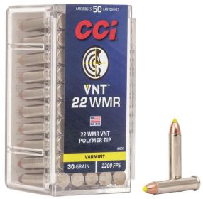 CCI 22 WMR 30GR VNT AMMO 50RD