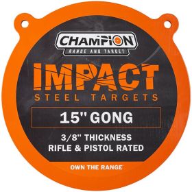 Champion Impact Steel Gong Target 15" Round