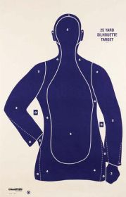 Champion LE Targets B21-E 25 yd. Police Silhouette Target -100/Pack