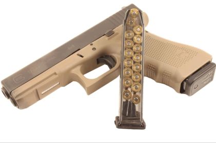 Elite Tactical Systems Glock 17 Magazine Fits Glock 17 18 19 19x 26 34 45 Gen 1-5 9mm 17/rd