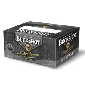 Nobel Law Enforcement Buckshot Shotshells 12ga 2-3/4" 27-pellet 1325fps #4B 250/ct