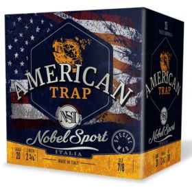 Nobel Sport Target American Trap Shotshells 20ga 2-3/4" 7/8oz 1200fps #9 25/ct