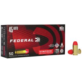 Federal American Eagle Syntech Handgun Ammunition .45 ACP 230 gr TSJ 795 fps 50/ct