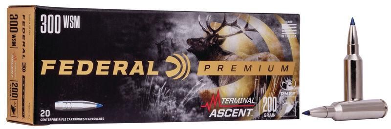 Federal Terminal Ascent Rifle Ammunition .300 WSM 200 gr 2810 fps 20/ct