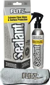 FLITZ SEALANT 8 OZ SPRAY BOTTLE W/ FREE MICROFIBER