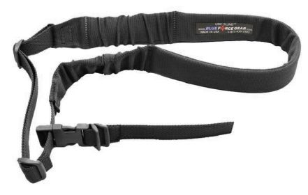 Blue Force Gear 1-Point Padded Bungee Sling with Push Button Adapter Black
