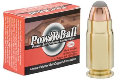 Glaser Pow'RBall Handgun Ammunition  .357 SIG 100 gr JHP 1600 fps 20/box