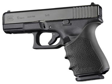 Hogue HandAll Beavertail Grip Sleeve Glock 19 23 32 38 Gen 1-2-5 Black
