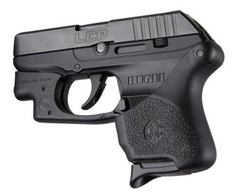 Hogue Grips Handall Universal Grip Sleeve Ruger LCP with Crisman Trace Button