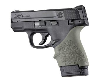 Hogue HandAll Beaver Tail Grip Sleeve S&W M&P Shield Ruger LC9 Glock 26/27 OD G