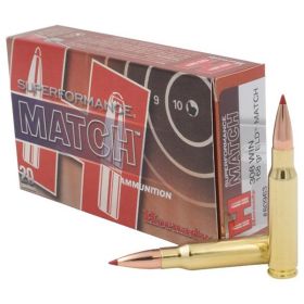 Hornady Superformance Match Rifle Ammunition .308 Win 168 gr ELD 2840 fps 20/ct
