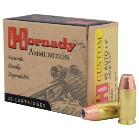 Hornady Custom Handgun Ammunition .45 ACP (+P) 230 gr XTP 950 fps 20/ct