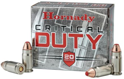 Hornady Critical Duty Handgun Ammo .357 Sig 135 gr Flex Tip 1225 fps 20/ct
