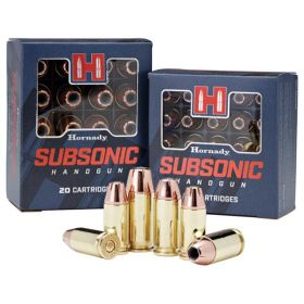 Hornady Subsonic Ammunition .40 S&W 180 gr 950 fps XTP 20/ct