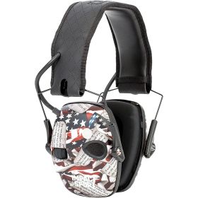 Howard Leight Impact Sport Bluetooth Small Earmuff - 2nd Amendment Black Diamond Pattern Band 21dB NRR
