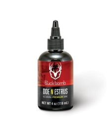 Buck Bomb Doe ?N Estrus Liquid 4 oz with 4 Wicks