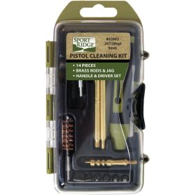 TacShield Sport Ridge 14pc Pistol Cleaning Kit 38/357/9mm Luger Coyote