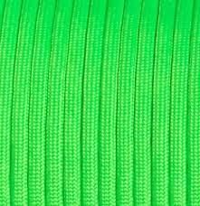 Mero 550 Paracord - 100' 550 lb Green Neon