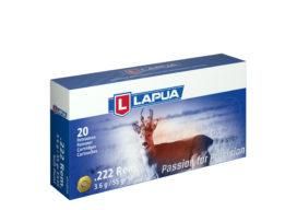 Lapua Rifle Ammunition .222 Rem 55gr FMJ 2887 fps 20/ct