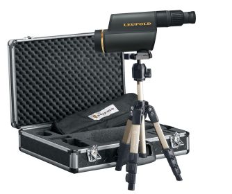BLEMISHED Leupold GR 12-40x60mm HD Spotting Scope Kit Shadow Gray