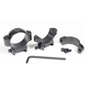 Leupold 2-Piece LRW Cross-Slot Steel Scope Rings 1" High Matte