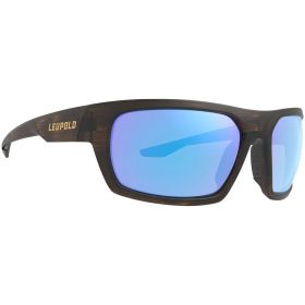 Leupold Packout Shooting Glasses Matte Tortoise with Blue Mirror