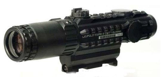 BLEMISHED Leupold Mark 4 CQ/T Rifle Scope - 1-3x14mm Circle Dot Reticle Matte