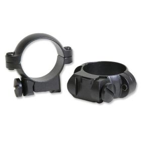 Leupold 2-Piece Solid Steel Ringmounts - Ruger No. 1 & 77/22 1" Low Matte Black