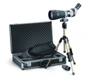 REFURBISHED Leupold Kenai 30x 25-60x80mm HD Angled Spotting Scope Kit - Gray/Black NO CASE INCLUDED