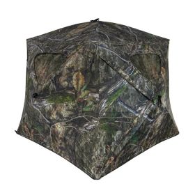 Ameristep Silent Brickhouse Wide Bottom Fire Retardant Ground Blind Mossy Oak Country DNA XL