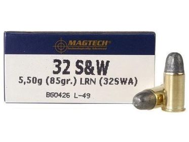 MagTech Handgun Ammunition .32 S&W 85 gr LRN 680 fps 50/box
